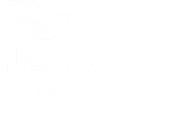 ness m care white logo